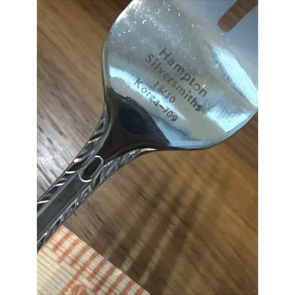5 Hampton Silversmiths RACHELLE FROST Salad Forks Stainless Steel 18/10 Korea